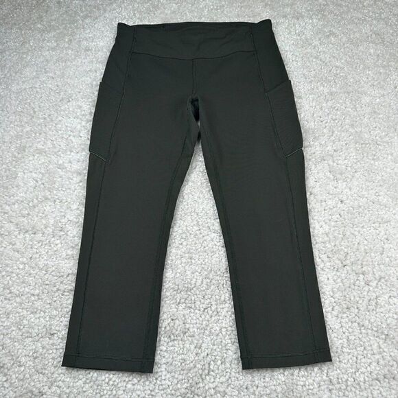 Lululemon Speed Up Crop Pockets Evergreen - Picture 3 of 15